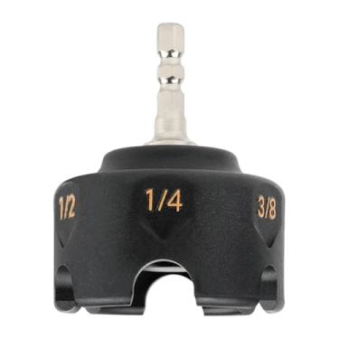 Imagem de Ｂｅｓｇａ Adaptador para furadeira de porcas para hastes roscadas de 1/4", 3/8" e 1/2". Chave de porca versátil e compacta com haste sextavada