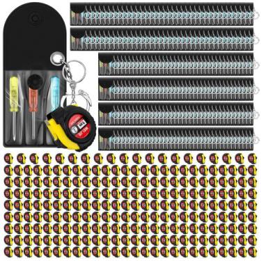 Imagem de Conjunto de ferramentas: mini chaveiro de fita métrica Jutom com chave