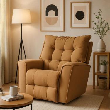 Imagem de Poltrona King Reclinável do Papai Bouclê Star Confort - VS Móveis, Mos