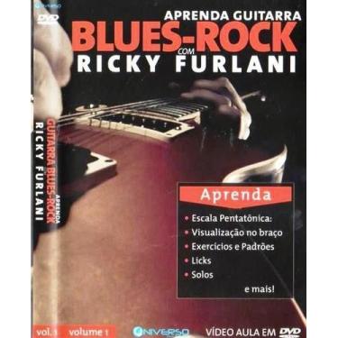 Imagem de DVD Aprenda Guitarra Blues-Rock com Ricky Furlani Original - TOP DISC
