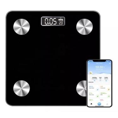 Imagem de Balança Digital Pessoal Corporal Banheiro Medir Peso 180kg - omardeofe