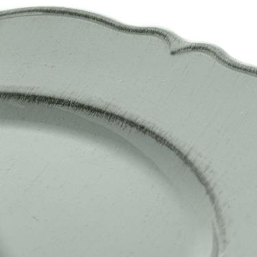 Imagem de Jogo 6 Sousplat Redondo Patinado Plástico Moon Verde Entradas Sobremesa 25cm Lyor