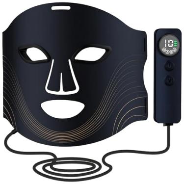 Imagem de LUMINFLY Dispositivo facial LED de 7 cores, máscara terapêutica de luz vermelha, ferramenta de rejuvenescimento portátil, máquina de cuidados com a pele de beleza para uso doméstico antienvelhecimento