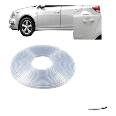 Imagem de Borracha Protetora Borda Portas Carro Universal 5 M Branca [f103]