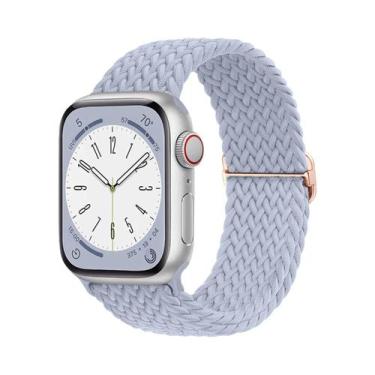 Imagem de Pulseira De Elástico Trançado Solo Loop Para Apple Watch De 45mm 44mm 