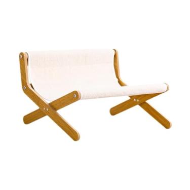 Imagem de WeiLaiKeQi Cama suspensa para gatos, cadeira de relaxamento, arranhador grande, berço para pets, Fibra Sintética