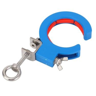 Imagem de Yosoo Health Gear Braçadeira Ajustável do Rolo Bandeja de Cabos Suporte de Aço Inoxidável Material de Nylon para Controle de Fio Estável, Com Eixo Semicírculo para Uso Em Canto Interno e Externo