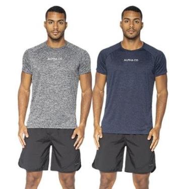 Imagem de Kit 2 Camisetas Dry Alpha Co Masculina-Masculino