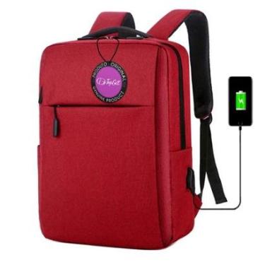 Imagem de Mochila Impermeável para Notebook com USB TechBlend TopGet-Unissex