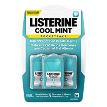 Imagem de Folhas Listerine Pocketpaks Cool Mint 72 Unidades