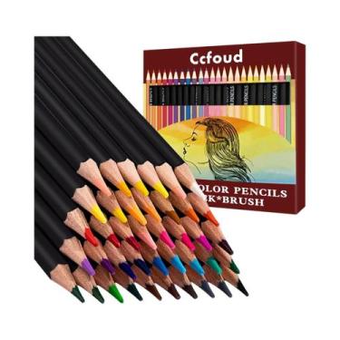 Imagem de Conjunto De Lápis De Cor Em Aquarela 48/72/76/120/160 Para Mistura E C