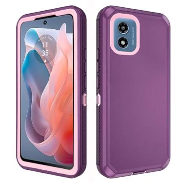 Imagem de Asuwish Capa de celular para Motorola Moto G Play 2024 4G capa de celular híbrida resistente à prova de choque rígida à prova de quedas acessórios para celular de corpo inteiro resistente 64 GB