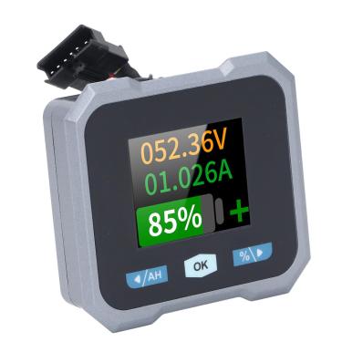 Imagem de Cryfokt Monitor de Bateria Inteligente, Tela Lcd Colorida de 1,8 Polegadas para Rv, ácido, Ferro de Lítio, 50a, 10-100v, Medição Precisa para Barcos, Motocicletas Elétricas
