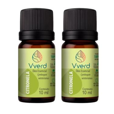 Imagem de Kit 2 Óleos Essenciais Citronela 10ml Vverd