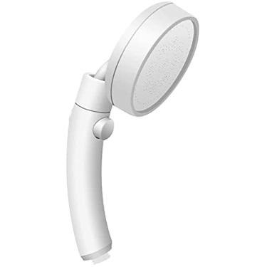 Imagem de YYBOES Chuveiro cabeça de chuveiro filtro de chuveiro elétrico cabeça de chuveiro chuveiro de alta pressão para aumentar a pressão aço inoxidável uso médio pistola de pulverização função de um botão