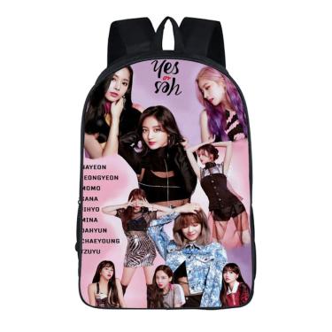 Imagem de Mochila escolar Anime Twice Girl Group K para crianças