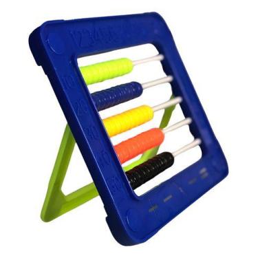 Imagem de Abaco Escolar Educativo Didático Matemática Com Suporte - Matemática V
