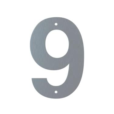 Imagem de Número Residencial de Inox 9-1 Peça