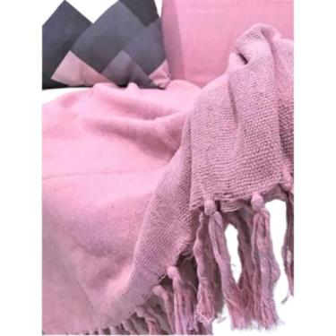 Imagem de Manta Para Sofá Protetora(XALE ROSA 1.5X1.5)