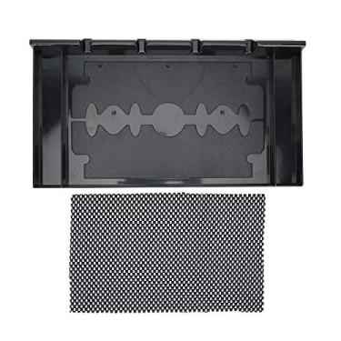 Imagem de CUOFYUNL Caixa de armazenamento para máquina de cortar cabelo Barbearia Salão de cabeleireiro Ferramentas Suporte Organizador de armazenamento