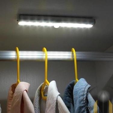 Imagem de Luminária LED com Sensor de Movimento Motion Light - Luz Automática para Ambientes Seguros e Funcionai. Sem Fios, Instale Facilmente em Qualquer Lugar Onde Você Precisar de Luz