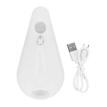 Imagem de ZJchao Luz de Banheiro, Detecção de Movimento 8 LED RGB Luz Noturna Com Mudança de Cor Com Bateria Recarregável, para Banheiro, Cozinha, Corredor, Armário de (WHITE)