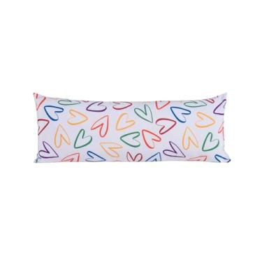 Imagem de Capa para Travesseiro de Corpo Love, Poliéster Micropercal, Padrão, Love, Desenho Animado, Lavagem à Máquina, 146 x 46 cm