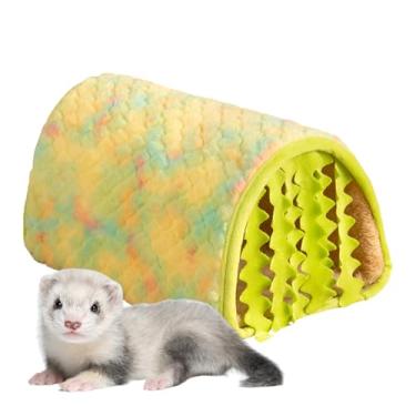 Imagem de Cama para Ouriço,Casa Ninho com Isolamento Térmico para Pequenos Animais - Casinha Acolhedora Para Animal de Estimação,Porquinho-da-índia Anão, Furão, Gerbo, Hamster, Ouriço, Chinchila e