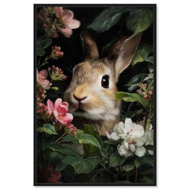 Imagem de Impressão em tela Blossom Burrow Farmhouse Wall Decor por Art Remedy, moldura preta, 50 x 76 cm