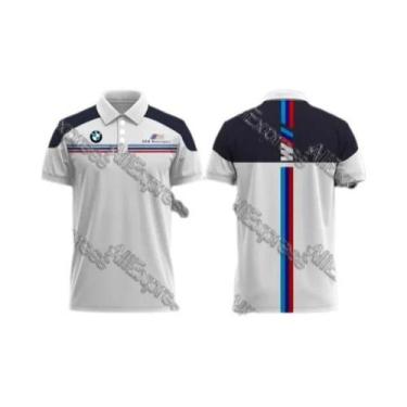 Imagem de Camisa Polo Masculina De Secagem Rápida E Respirável BMW Motorsport Pa