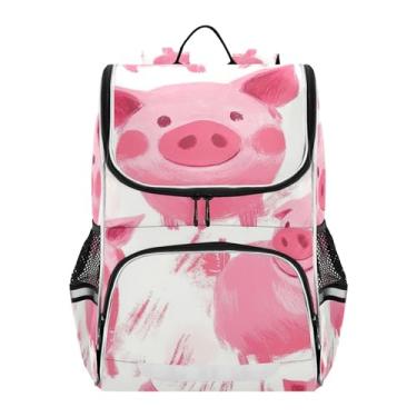 Imagem de Joisal Cute Pink Pigs Kids Backpacks for Girls Student Travel Back to School Bag Personalized Fun Book Bag for School Elementary Boys Backpacks Cartoon