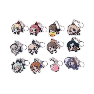 Imagem de Chaveiro De Acrílico Do Anime Girls Und Panzer, Charme Fofo Para Bolsa