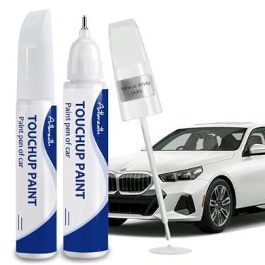 Imagem de Tinta de retoque branca mineral (A96) para BMW Caneta de pintura automotiva para reparo de arranhões Caneta de retoque dois em um para BMW X1/X2/X3/X4/X5/X6/X7/Z4/iX/i4/i5/i7