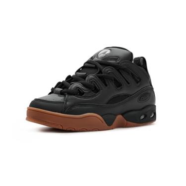 Imagem de Osiris Tênis de skate masculino D3 E, Preto/Preto/Goma, 37