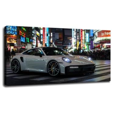 Imagem de Lanternas traseiras impressões em tela Crosswalk Rims Poster arte de parede para casa 1 peça decorações com moldura 33.0 cmx20.3 cm