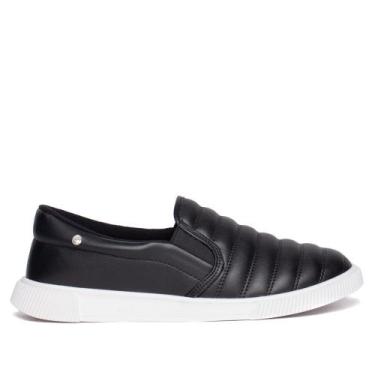 Imagem de Tênis Feminino Moleca Slip On Napa Suprema Preto, Preto, 36
