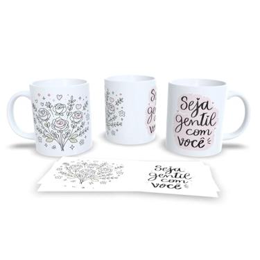 Imagem de Caneca de Cerâmica 325ml com Frases do Dia da Mulher (18054)