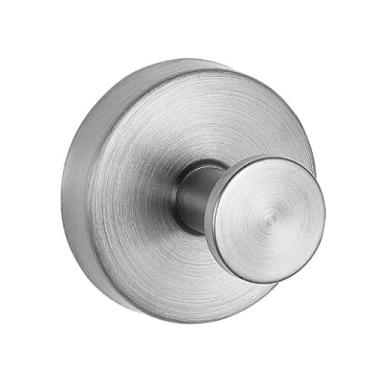 Imagem de 1 peça de ganchos de ventosa para chuveiro, ganchos de chuveiro de sucção de aço inoxidável para banheiro, montagem em portas de vidro de chuveiro, azulejo, espelhos (prata)