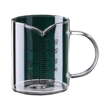 Imagem de Copo Medidor De Vidro Borossilicato Resistente Ao Calor Com Alça 250/3