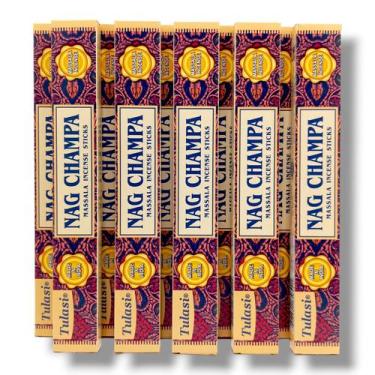 Imagem de Kit Incenso Massala Tulasi Nag Champa com 10un