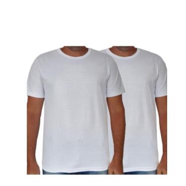Imagem de Kit 2 Camisas Poliéster Camiseta Masculina de Manca Curta - DDC Modas,