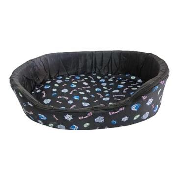 Imagem de Cama Pet Modelo para Cachorro ou Gato – Caminha Confortável e Aconchegante(Preto,N°5 70cmX50cm)