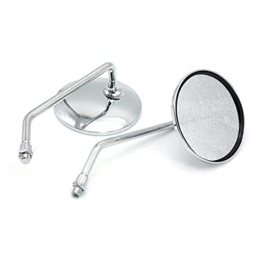 Imagem de Tsinesla Espelhos retrovisores 2 peças/par 8 mm 10 mm espelho retrovisor de motocicleta espelho retrovisor retrovisor scooter motor de bicicleta elétrica espelho retrovisor lateral