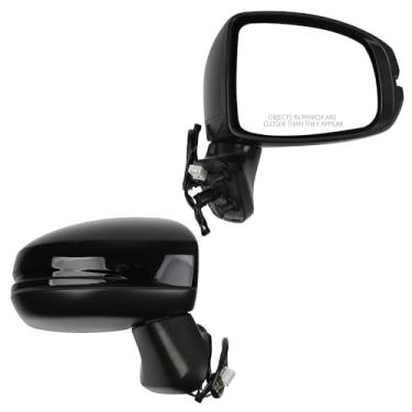 Imagem de Dasbecan Espelho lateral do passageiro compatível com Honda Fit 3PINS 2015-2020 preto substitui H01321332