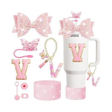 Imagem de Conjunto De Acessórios Para Copo Stanley 30oz 40oz 8 Peças: Tampa De C