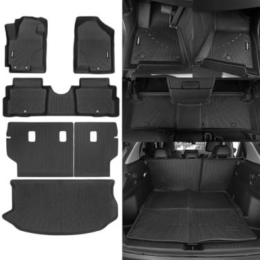 Imagem de NQOQN Tapetes de chão para todos os climas adequados para Kia Soul 2010-2013 tapetes de chão, tapete de porta-malas e tapete de encosto de substituição para acessórios Kia Soul forro antiderrapante