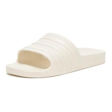 Imagem de adidas Sandália feminina Adilette Aqua Slide, Branco/Off White/Off White, 41