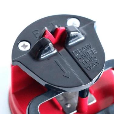 Imagem de Afiador De Faca Amolador De Facas 3 Fases Profissional - Clink, Vermel