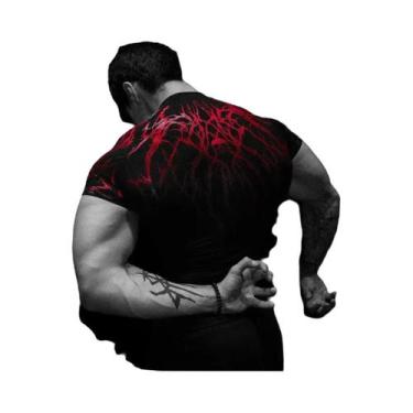 Imagem de Camiseta De Compressão Unissex De Secagem Rápida E Respirável Com Gola