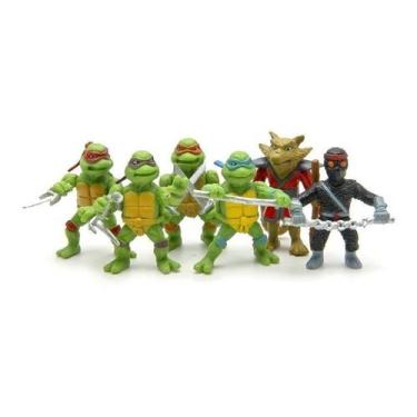 Imagem de Brinquedo Kit Tartarugas Ninjas 6 Bonecos - IMPT